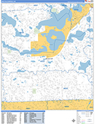 West Bloomfield  Wall Map Basic Style